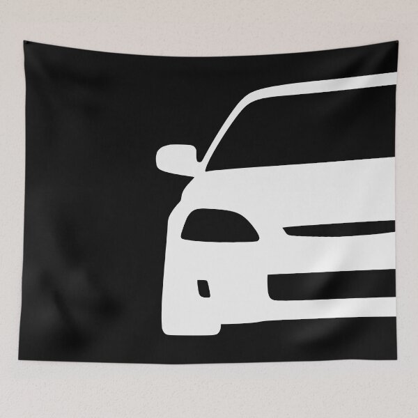 Item preview, Honda Civic 6th generation white silhouette designed and sold by EdimDesign.
