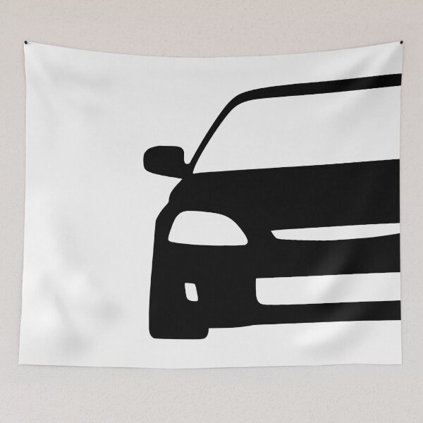 Item preview, Honda Civic 6th generation black silhouette designed and sold by EdimDesign.