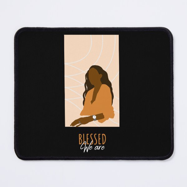 Item preview, We Are Blessed - Orange Woman Queen Brown Skin Girl Black Girl Magic Afro Kwanzaa Black Owned Business Design designed and sold by CreatedbyJR.