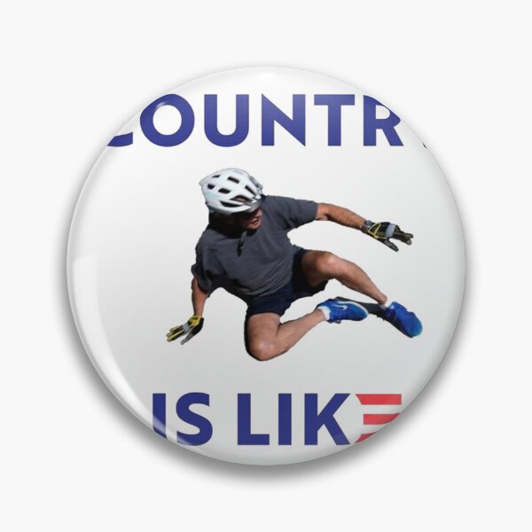 Item preview, Running The Country Is Like Riding A Bike Funny Biden Meme designed and sold by andsha4217.