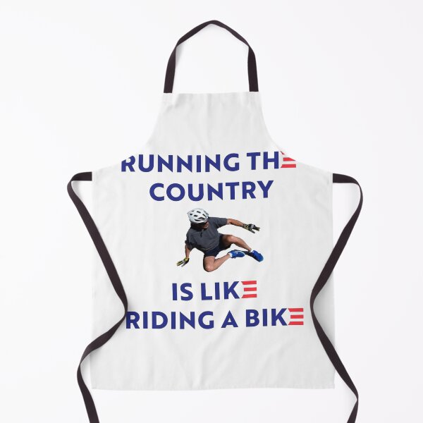 Item preview, Running The Country Is Like Riding A Bike Funny Biden Meme designed and sold by andsha4217.