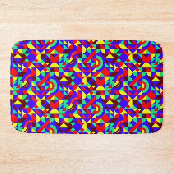 Item preview, geometric colorful patterns conceptual Art - Abstract Neo Geo graphic design designed and sold by Design Repo.
