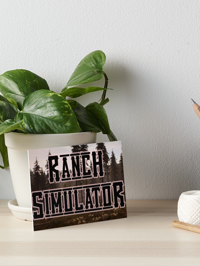 Ranch Simulator logo Sticker for Sale by XNIO