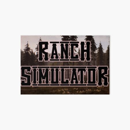 Ranch Simulator logo Sticker for Sale by XNIO