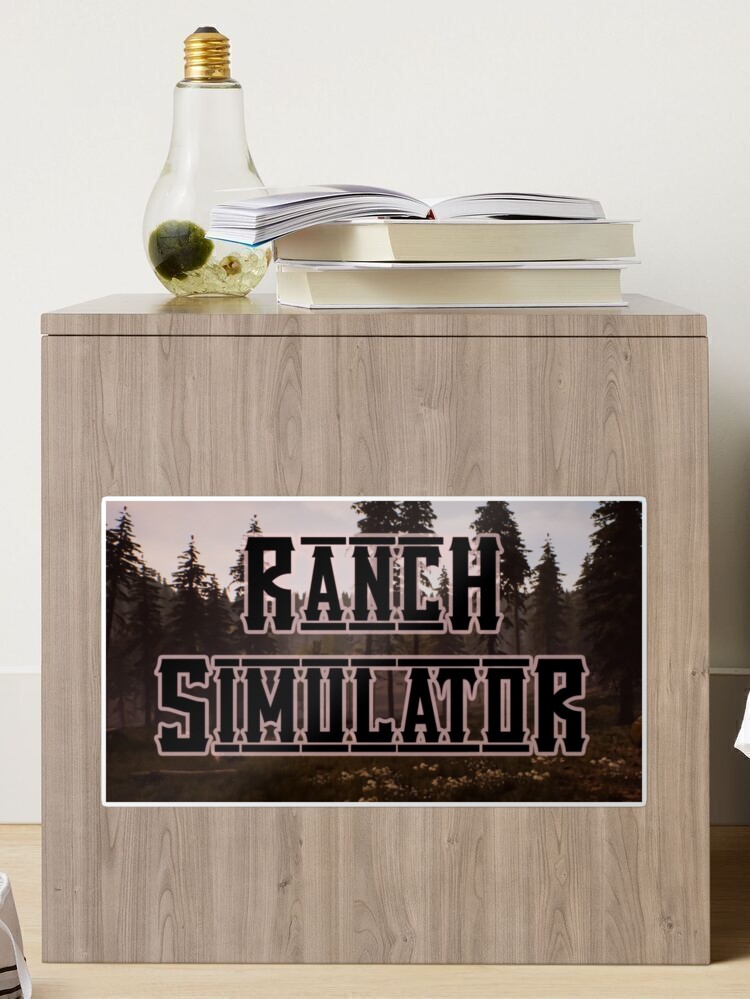 Ranch Simulator logo Sticker for Sale by XNIO