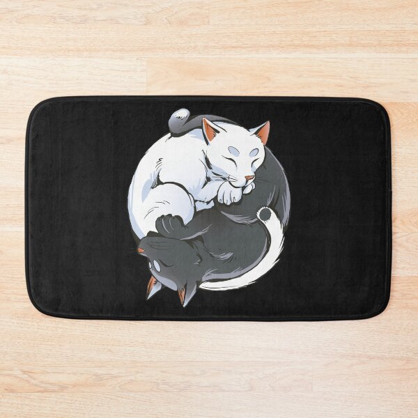 Item preview, Yin yang cats designed and sold by 1White-Rabbit.