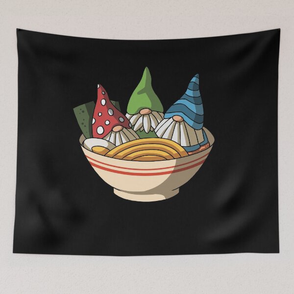Artikelvorschau, Kawaii Anime Gnomes Asian Noodles Japanese Ramen entworfen und verkauft von tigaaadrivaaa.