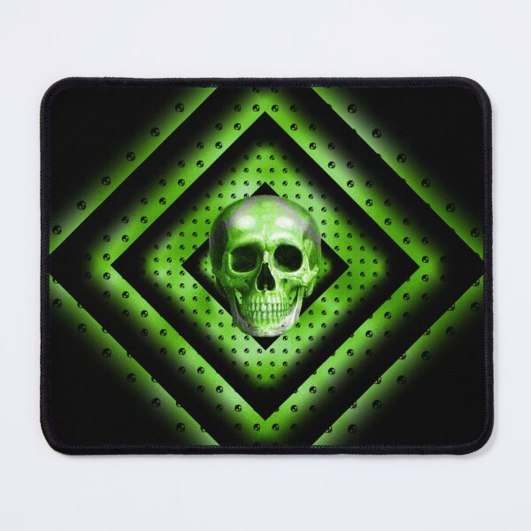 Item preview, Green skull hypnosis designed and sold by MagentaCalavera.