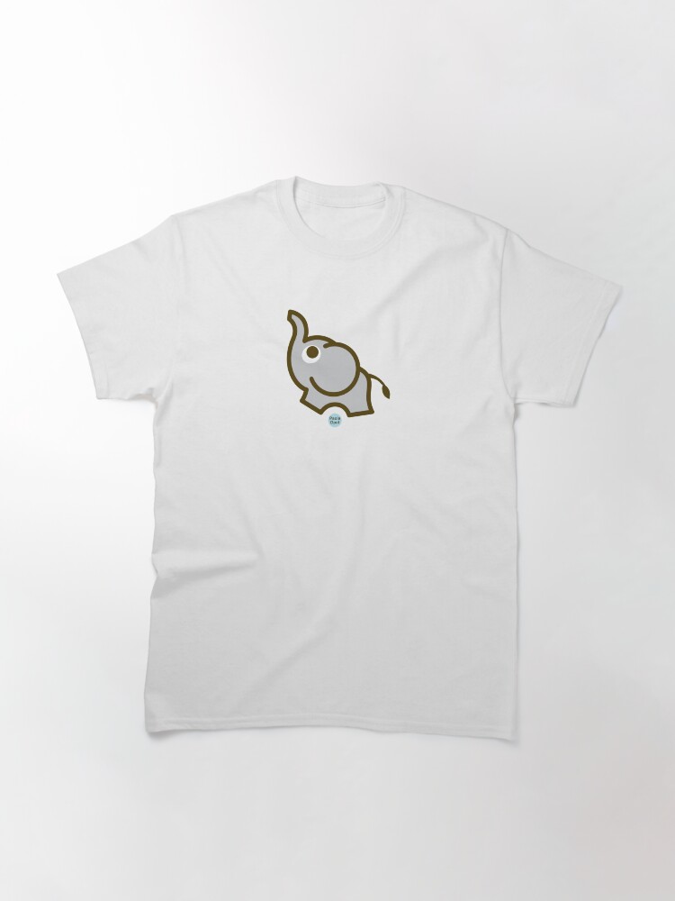 Thumbnail 3 of 7, Classic T-Shirt, Ollie the elephant from the Simply Small Series designed and sold by PaolaOpal.