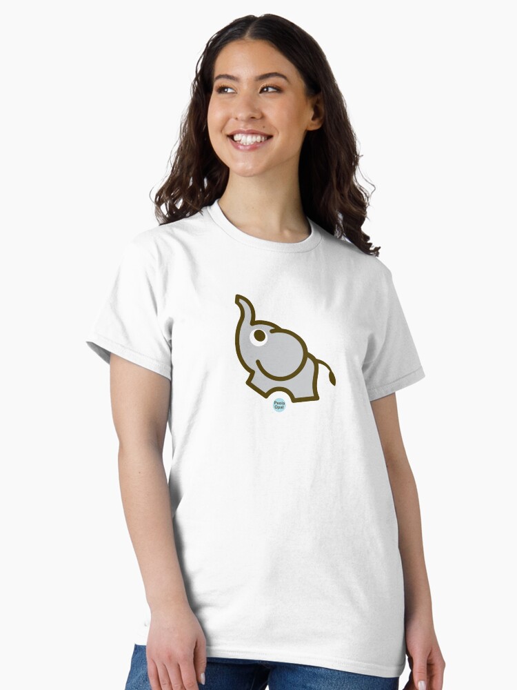 Thumbnail 2 of 7, Classic T-Shirt, Ollie the elephant from the Simply Small Series designed and sold by PaolaOpal.
