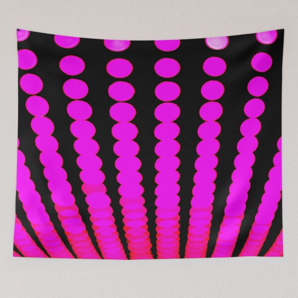 Item preview, PATTERN DESIGN STUDY #71 – Rays of Linear Purple Lights on Black designed and sold by DEL-Productions.