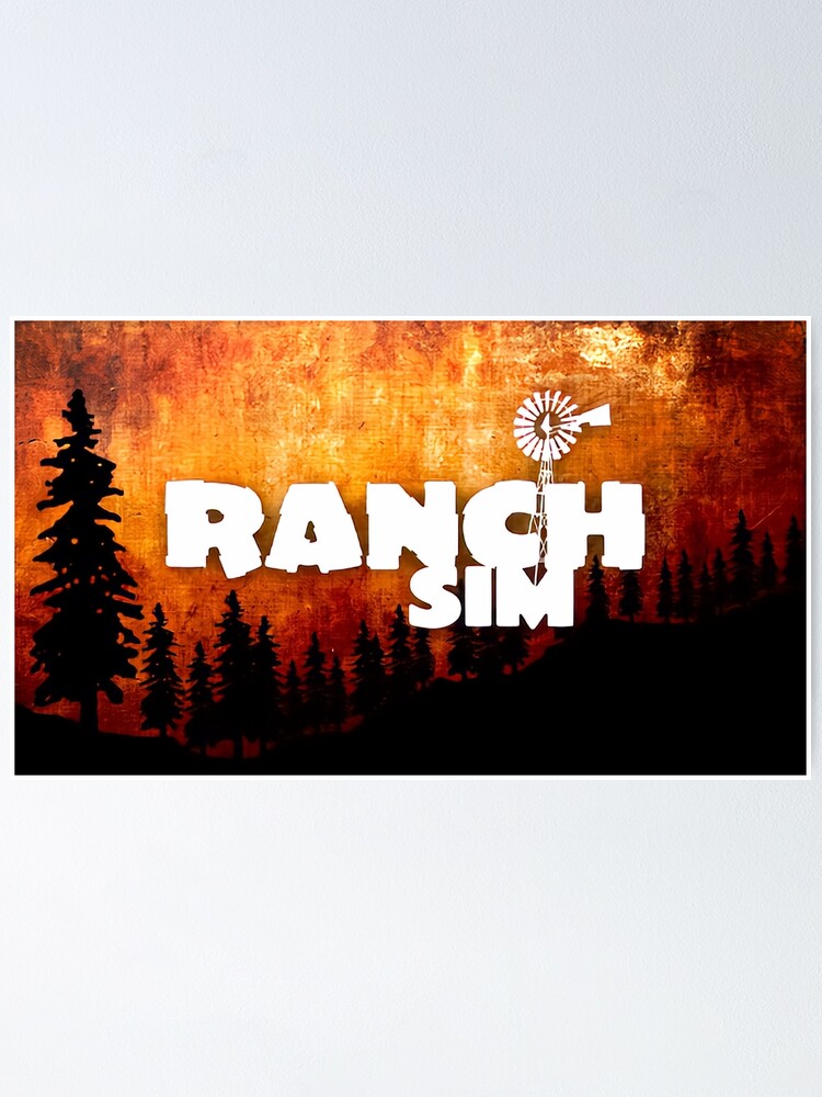 Ranch Simulator Game Poster