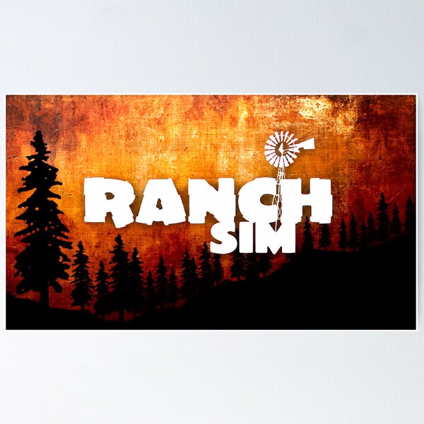Ranch Simulator Game Poster