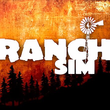 Ranch Simulator logo Sticker for Sale by XNIO