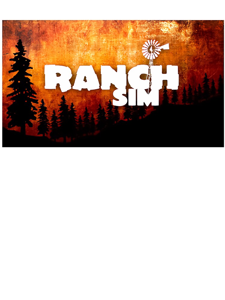 Ranch Simulator logo Sticker for Sale by XNIO