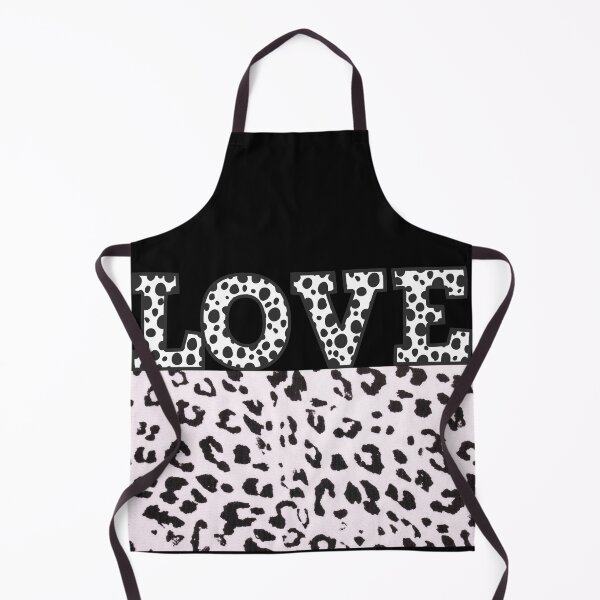 Item preview, Animal White And Black Print-Cheetah Print Leopard Print Love Typography with Animal Print designed and sold by adoredigitals.