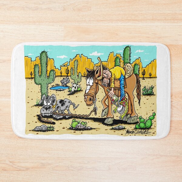 Item preview, Cowboy Sleeping on his Way Back to the Ranch designed and sold by bobtheartman.