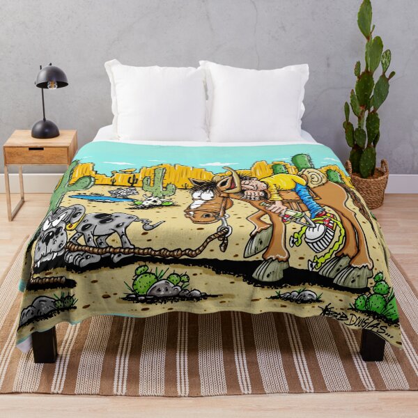 Item preview, Cowboy Sleeping on his Way Back to the Ranch designed and sold by bobtheartman.