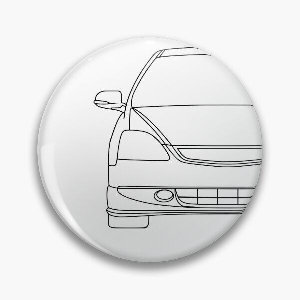Item preview, Honda Civic 7th generation black lines designed and sold by EdimDesign.
