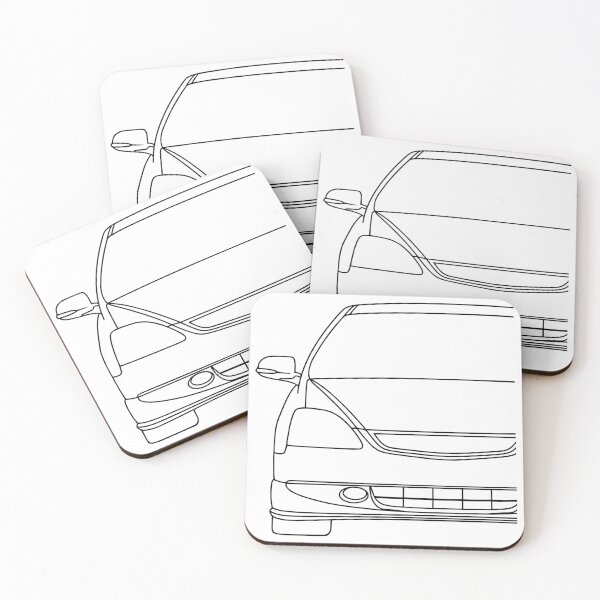 Item preview, Honda Civic 7th generation black lines designed and sold by EdimDesign.