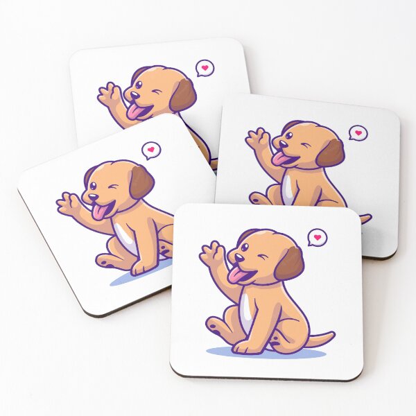 Item preview, Waving Dog  designed and sold by ProjectOfColor.
