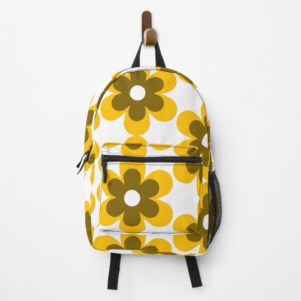 Item preview, Brown Yellow Retro Daisy Flower designed and sold by daisiesandlove.
