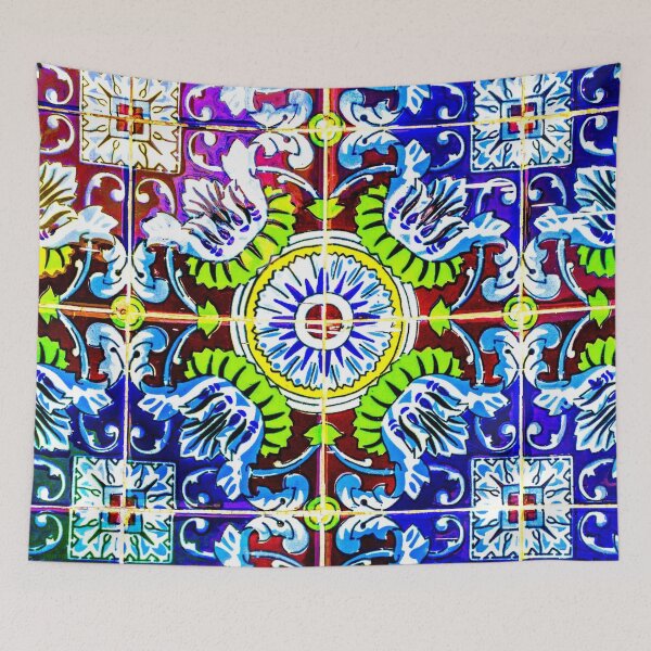 Item preview, PATTERN DESIGN STUDY #72 – Colorful Glazed Ceramic Tiles designed and sold by DEL-Productions.