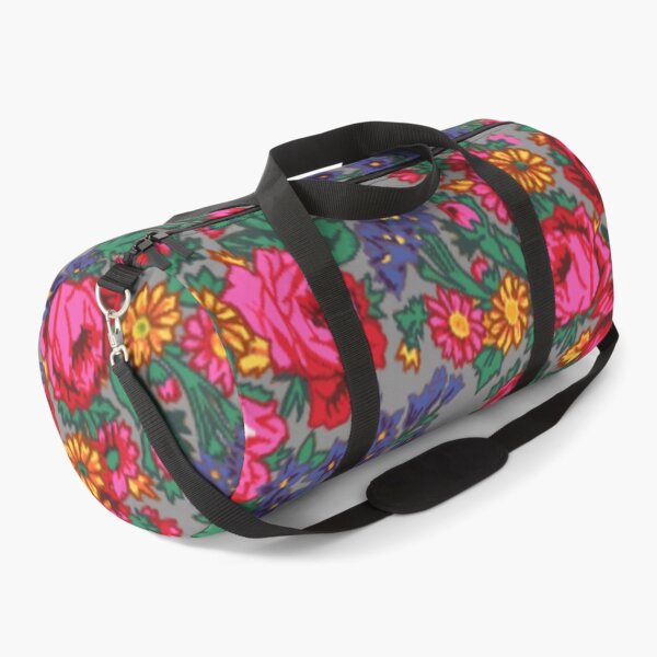 Item preview, Grey / Pink Tea Rose Native Floral Print designed and sold by JMWCD.