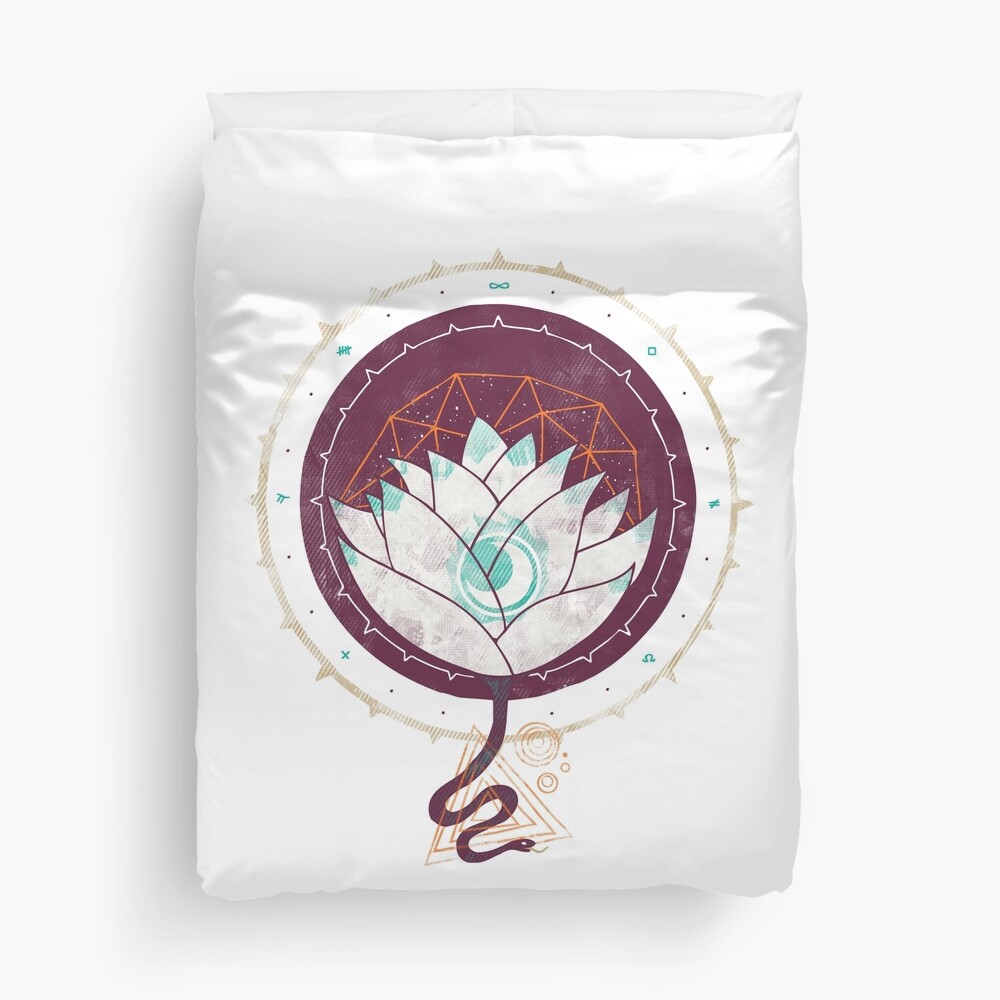 The Lotus Duvet Cover
