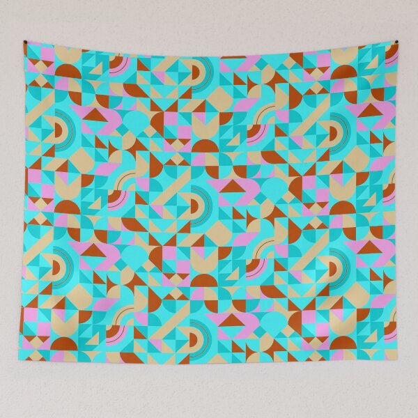 Item preview, geometric colorful patterns conceptual Art - Abstract Neo Geo graphic design designed and sold by Design Repo.