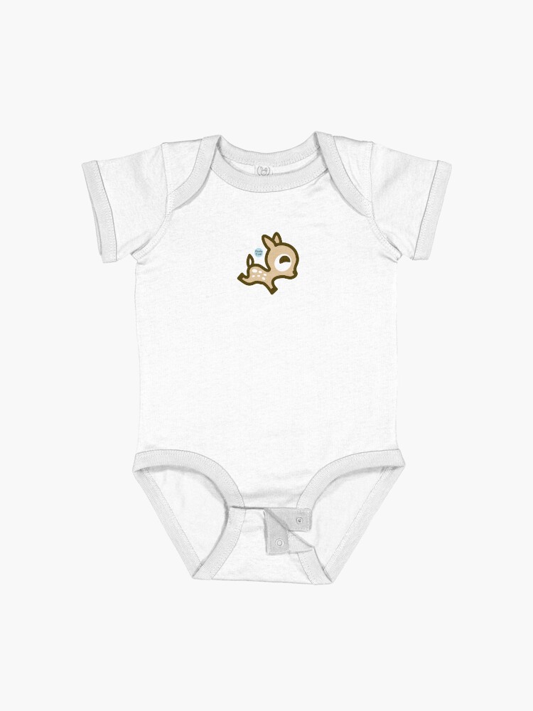 Thumbnail 1 of 2, Baby One-Piece, Dotty the Deer from the Simply Small Series designed and sold by PaolaOpal.