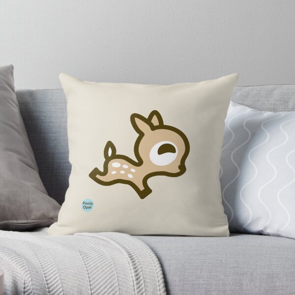 Dotty the Deer from the Simply Small Series Throw Pillow