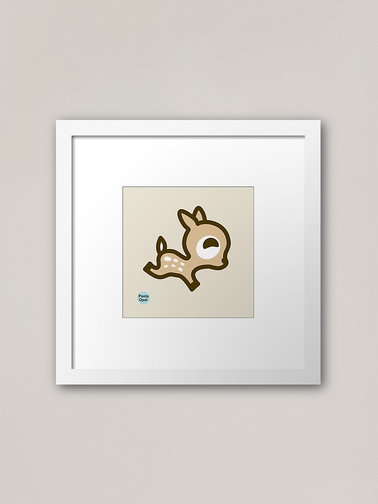 Thumbnail 1 of 7, Framed Art Print, Dotty the Deer from the Simply Small Series designed and sold by PaolaOpal.