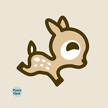 Artwork thumbnail, Dotty the Deer from the Simply Small Series by PaolaOpal