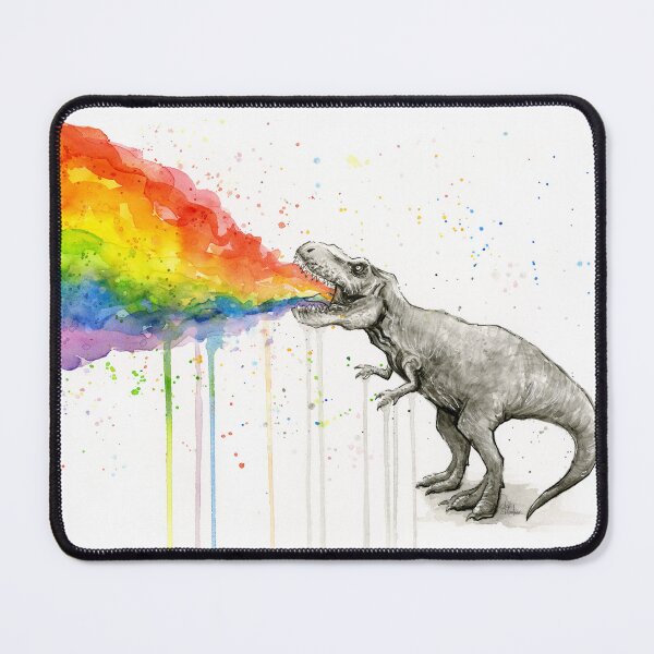 Item preview, T-Rex Puking Rainbow Taste the Rainbow designed and sold by Olga Shvartsur.