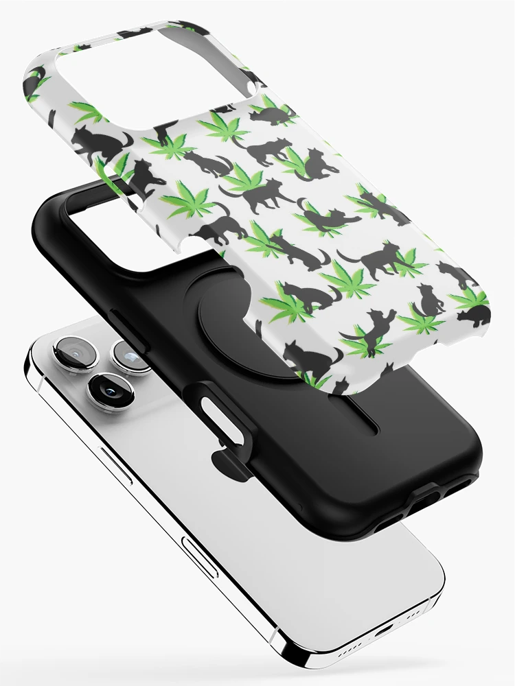 Thumbnail 2 of 4, iPhone Case, Cat Nip Pattern designed and sold by Litheon.
