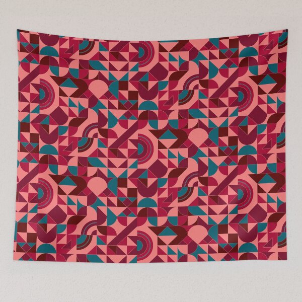 Item preview, geometric colorful patterns conceptual Art - Abstract Neo Geo graphic design designed and sold by Design Repo.