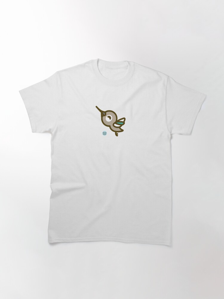 Thumbnail 3 of 7, Classic T-Shirt, Zingy the Hummingbird from the Simply Small Series designed and sold by PaolaOpal.