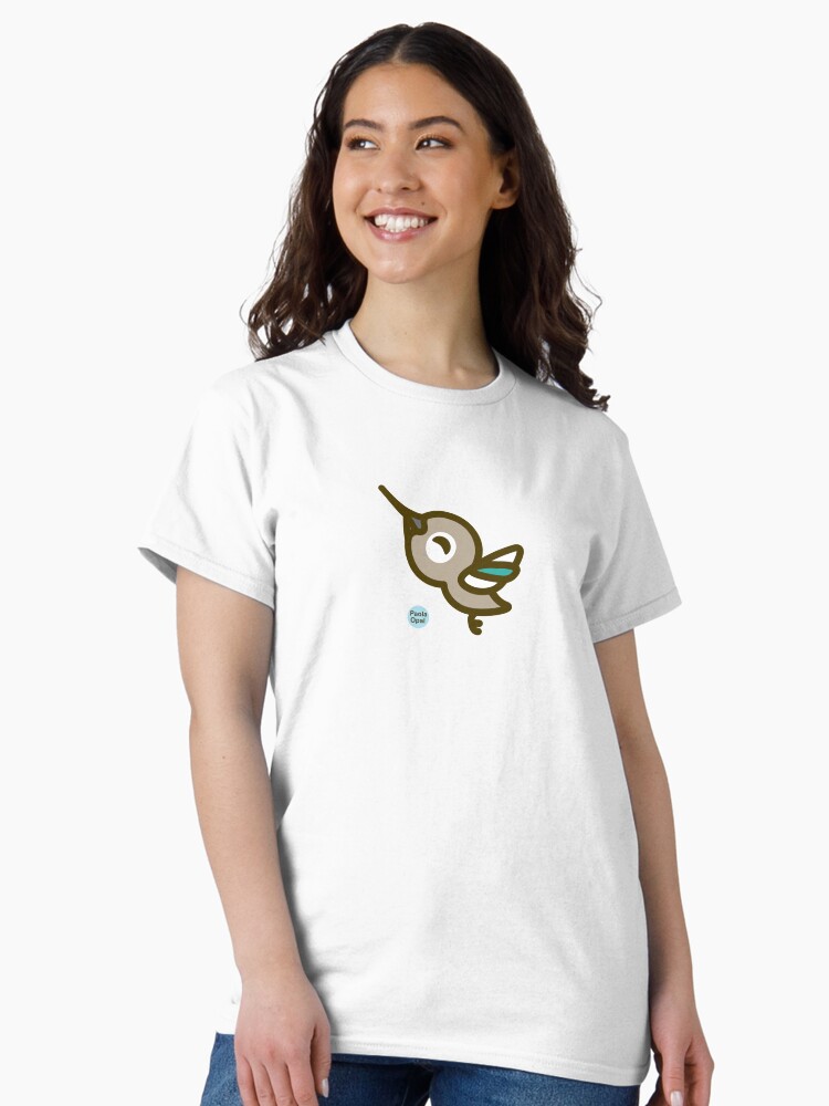 Thumbnail 2 of 7, Classic T-Shirt, Zingy the Hummingbird from the Simply Small Series designed and sold by PaolaOpal.