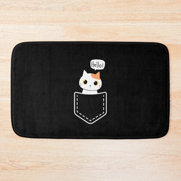Item preview, Cute White Cat In Pocket Funny Cat designed and sold by Amir  Kaddour.