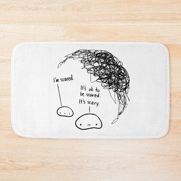 Item preview, "It's Okay to be Scared" designed and sold by misslovelymess.