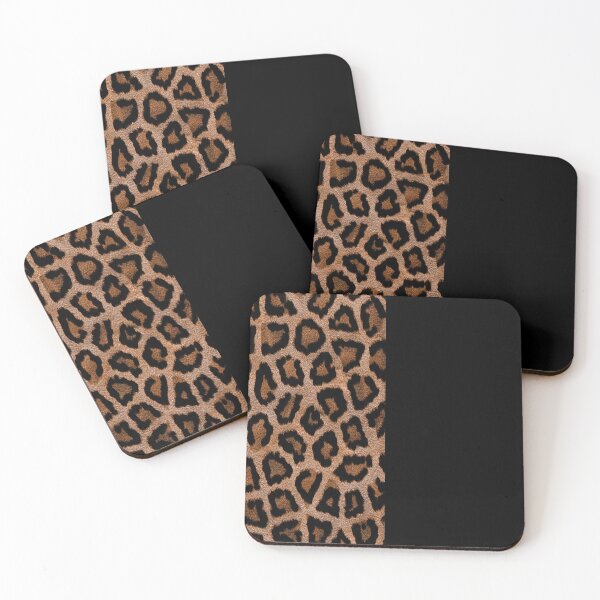 Item preview, Simple Cute Half Cheetah Print and Half Black designed and sold by adoredigitals.