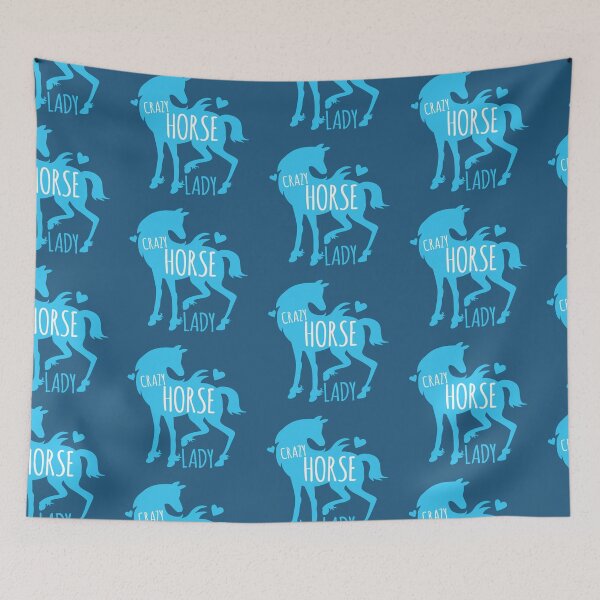 Item preview, Crazy Horse Lady (blue) designed and sold by jazzydevil.