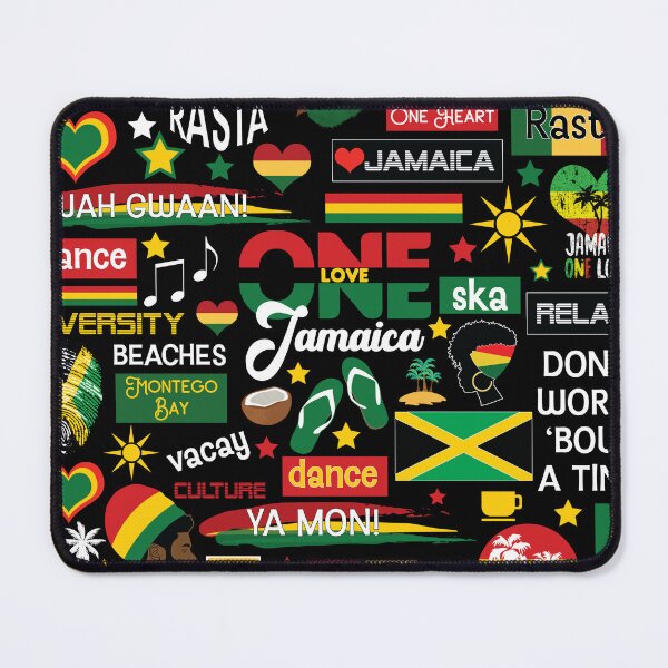 Item preview, Jamaica One Love Culture Pattern designed and sold by blackartmatters.