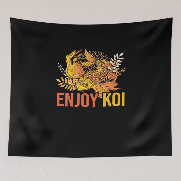 Item preview, Nishikigoi Enjoy Koi Carp designed and sold by Printed-Memes.