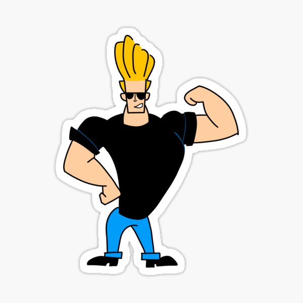 Johnny Bravo Finger Heart Wall Art: Canvas Prints, Art Prints