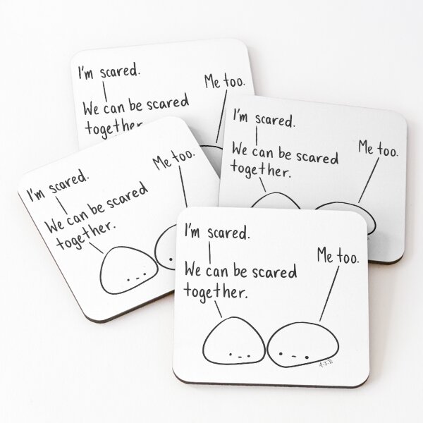 Item preview, "We Can Be Scared Together" designed and sold by misslovelymess.