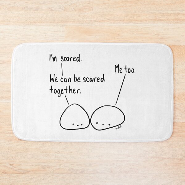 Item preview, "We Can Be Scared Together" designed and sold by misslovelymess.
