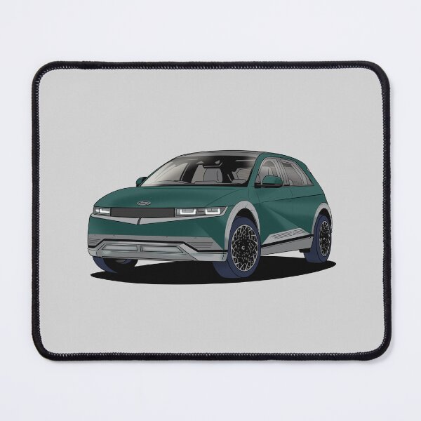 Item preview, Hyundai Ioniq 5 Electric Car in Teal Blue/Green designed and sold by Webazoot Industries - Car Art.