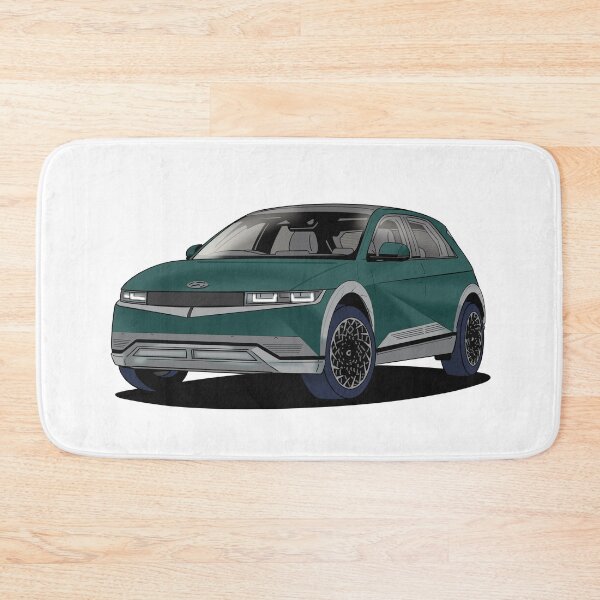 Item preview, Hyundai Ioniq 5 Electric Car in Teal Blue/Green designed and sold by Webazoot Industries - Car Art.